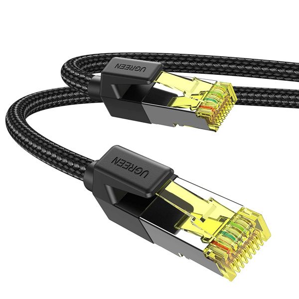 80422 Патч-корд cat 7 UTP Ugreen NW150, 1.5м, экранированный, оплетка 80422 Патч-корд cat 7 UTP Ugreen NW150, 1.5м, экранированный, оплетка