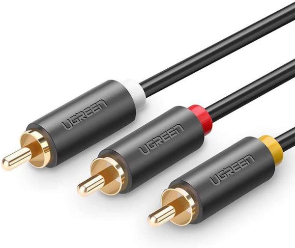 10524 Аудио кабель 3RCA - 3RCA UGREEN AV105 1.5м