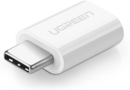 30154 Адаптер UGREEN US157 Type-C 3.1 - Micro-USB, цвет: белый