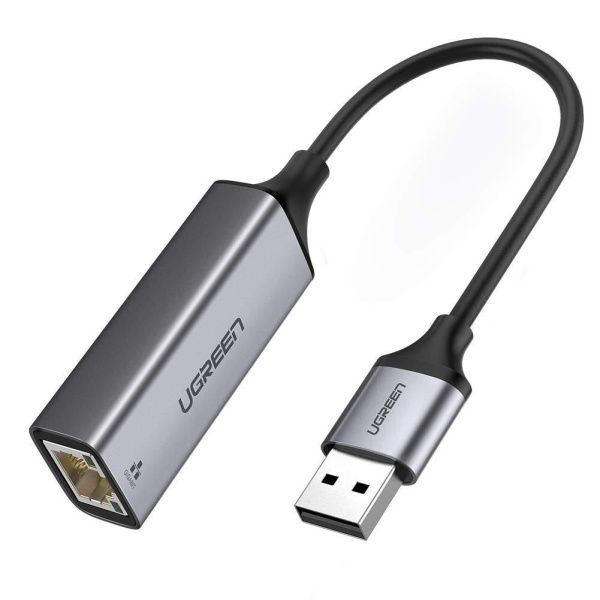 50922 Сетевой адаптер UGREEN CM209 USB-A 3.0 - LAN 1Gbit. Цвет- серый 0.1М