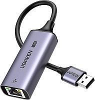 Купить 25051 Конвертер сигнала UGREEN CM648 (25051) USB-A 3.0 to RJ45 2.5G Ethernet Adapter. Цвет: серый в розницу и оптом за наличный и безналичный расчет с возможностью доставки по Беларуси