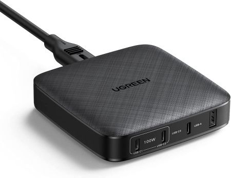 70870 UGREEN CD226 Зарядное устройство, USB-A+3*USB-C 100W, цвет: черный