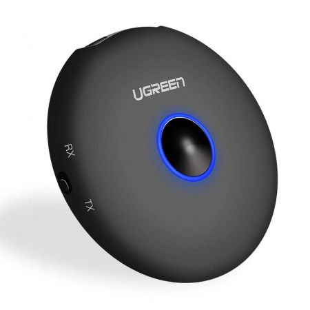 40762 Bluetooth аудио ресивер/трасмиттер 3,5 мм UGREEN CM108 Aptx, цвет - черный